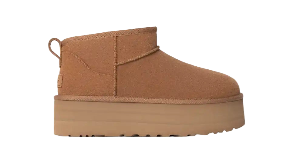 Ugg Damen Classic Ultra Mini Plateau-Boot Chestnut
