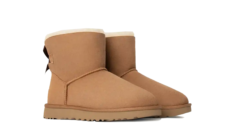 UGG Mini Bailey Bow II Boot Damen Chestnut