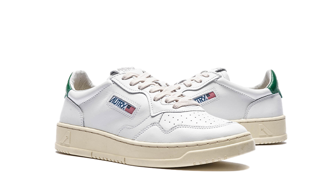 Autry Action Shoes Medalist Low "White Green"