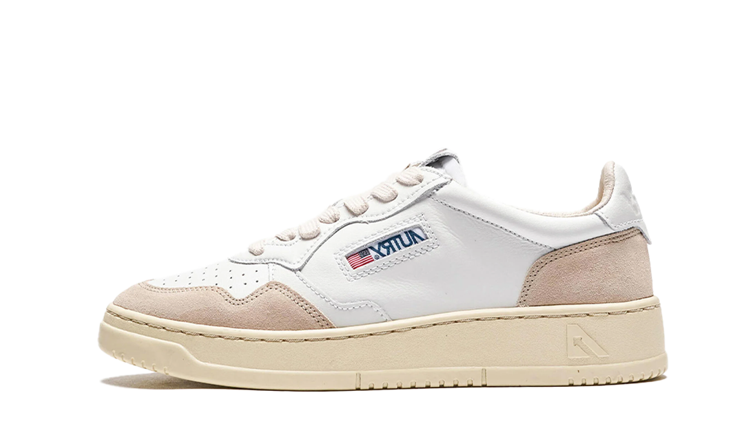 Autry Action Shoes Medalist Low "Suede White"