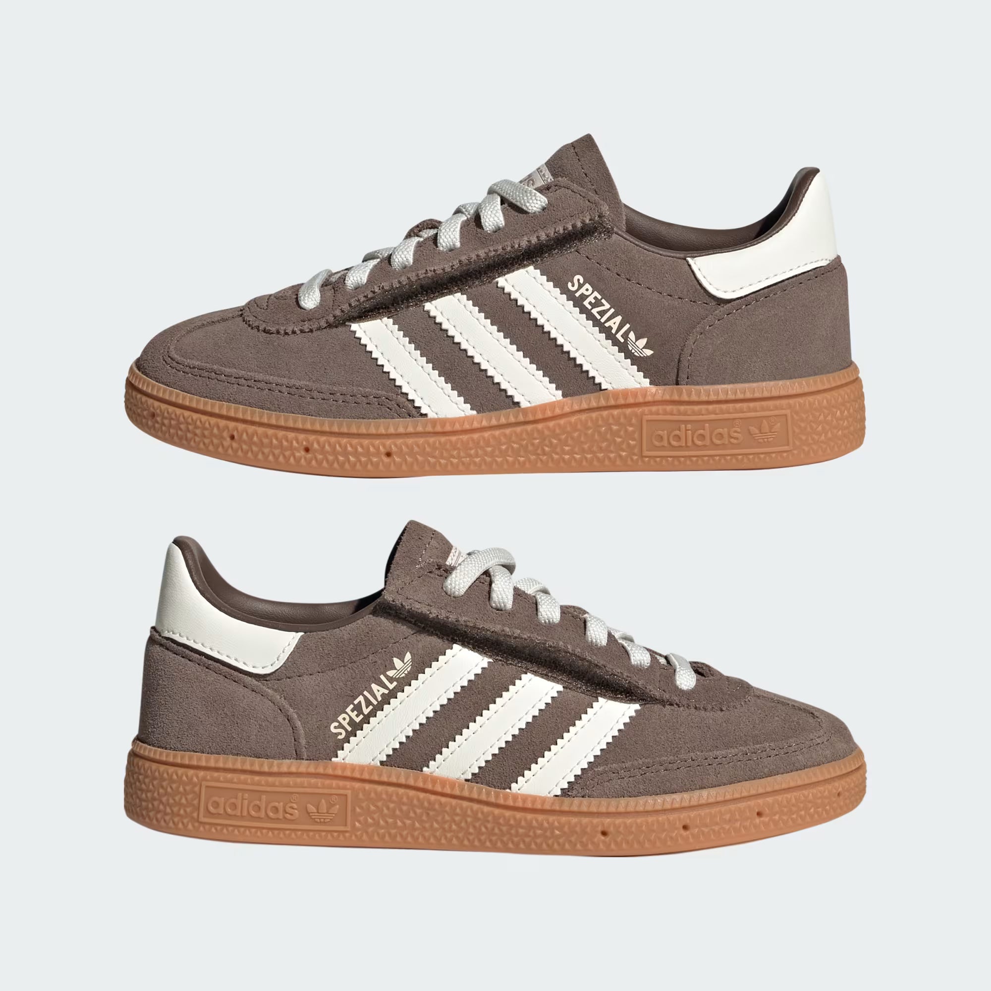 Adidas Handball Spezial Schuh Kinder Earth Strata / Off White / Gum / Dunkelbraun