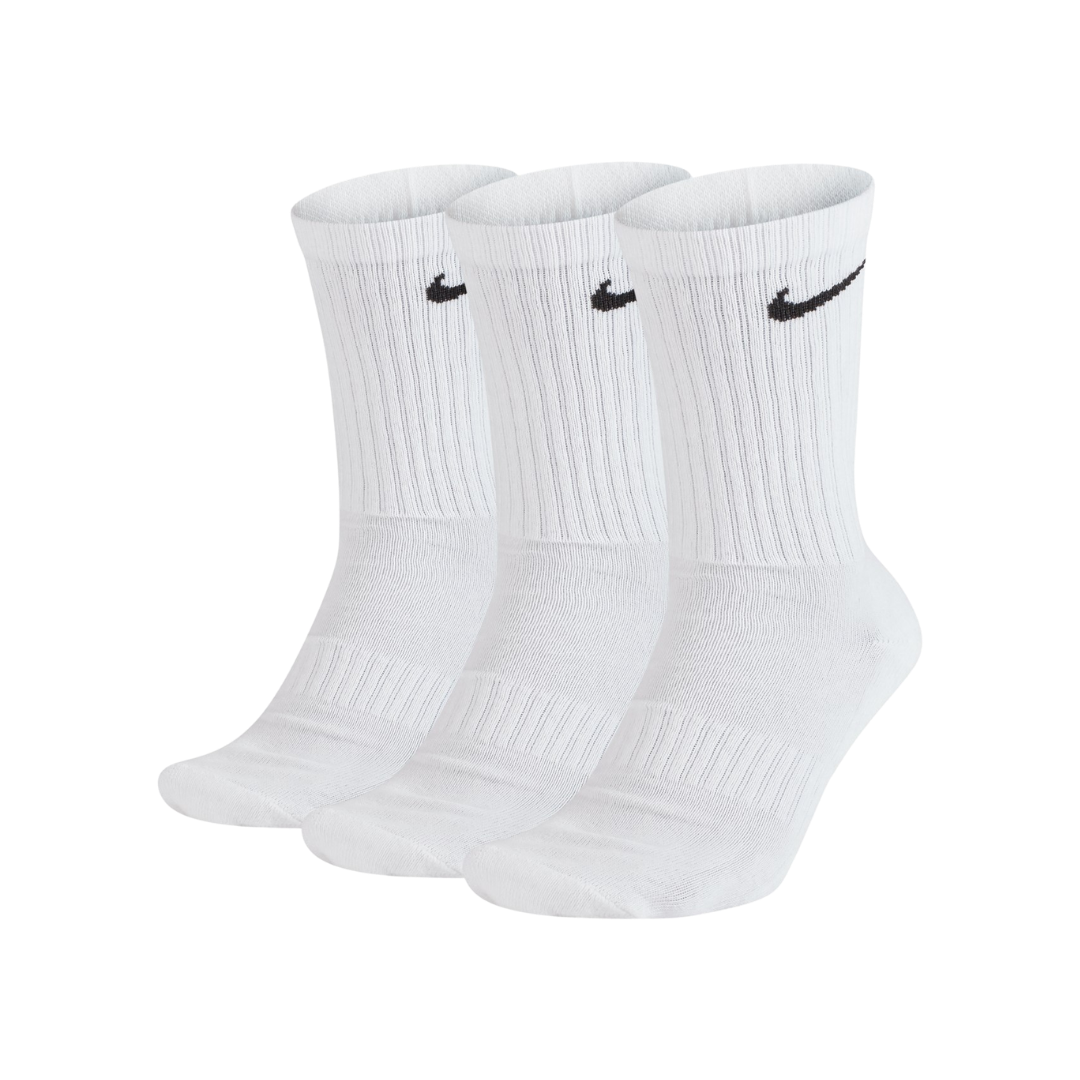 Nike Everyday Cushioned Crew Sport Socken 3 Pack Weiß/White 42-46 L