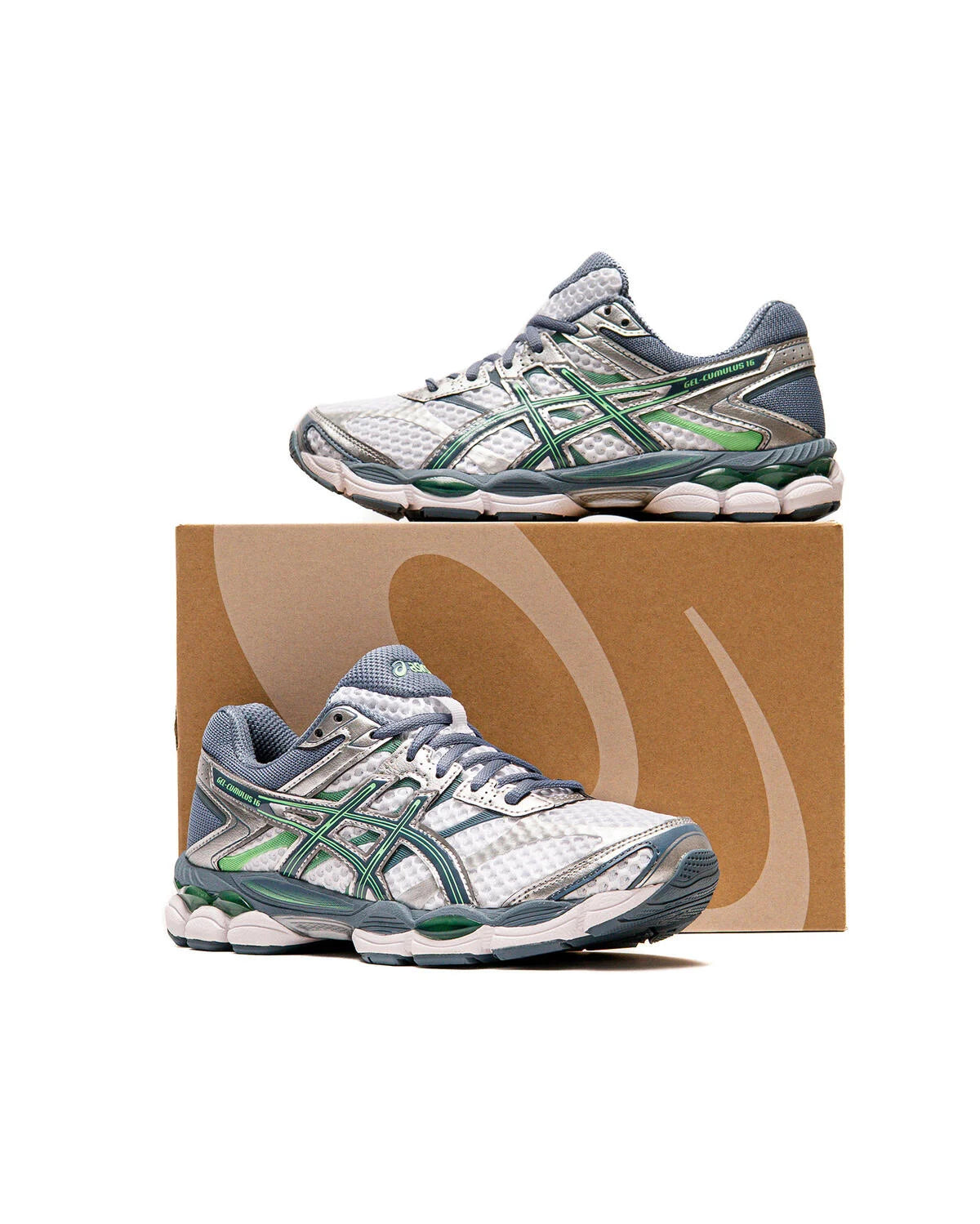 Asics GEL-CUMULUS 16 WHITE IRONCLAD