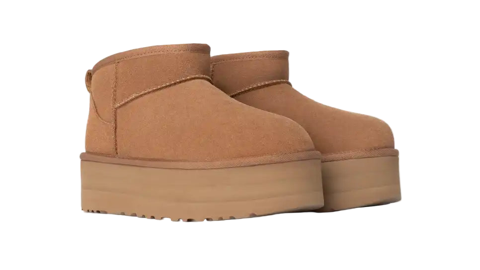 Ugg Damen Classic Ultra Mini Plateau-Boot Chestnut