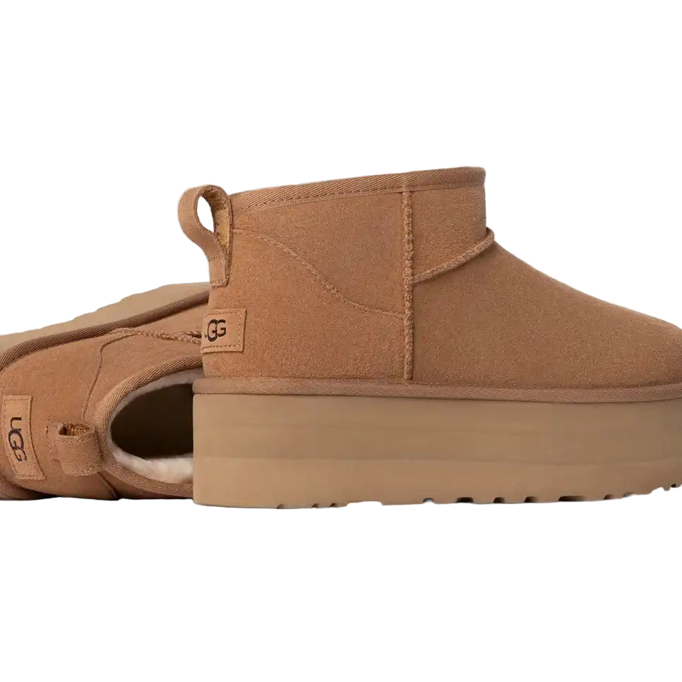Ugg Damen Classic Ultra Mini Plateau-Boot Chestnut