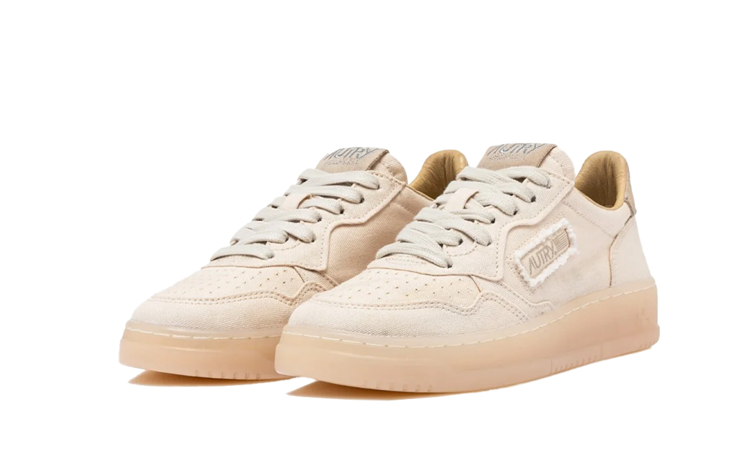 Autry Action Shoes Medalist Low Canvas "Ivory" (W)