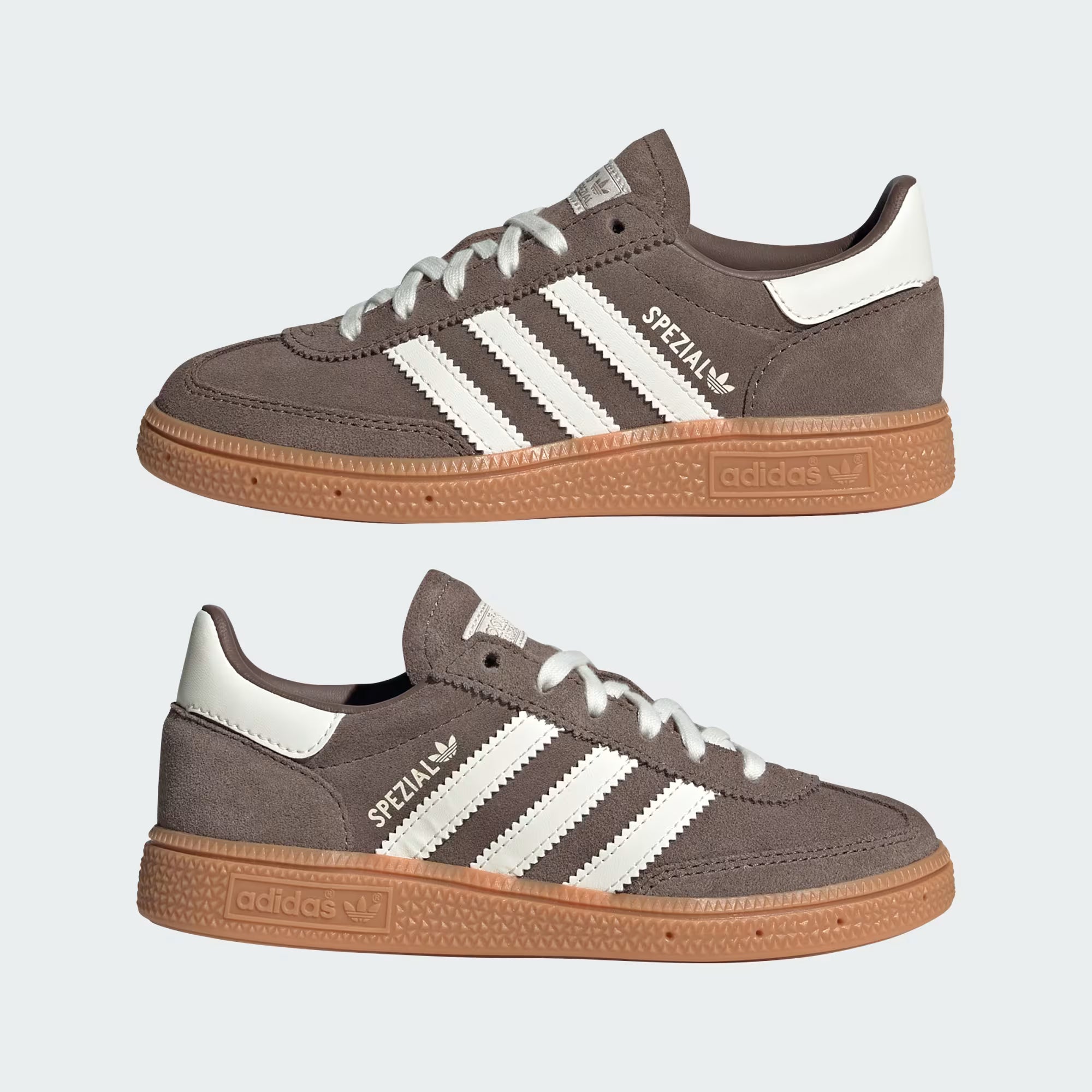 Adidas Handball Spezial Kinder / Kids Schuh Earth Strata / Off White / Gum / Braun