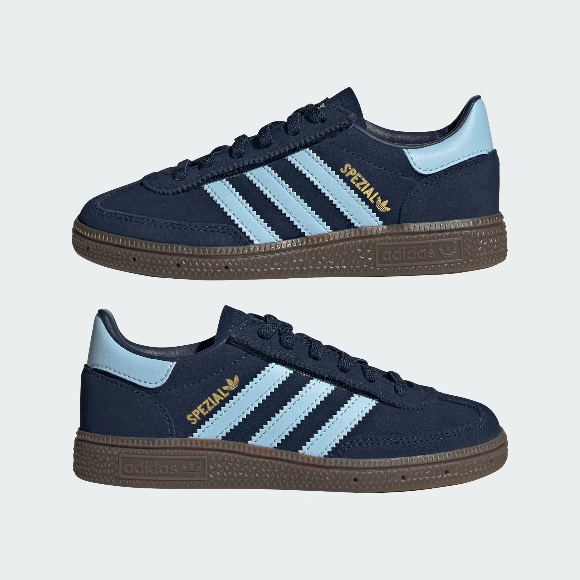 Adidas Handball Spezial Kinder / Kids Schuh Collegiate Navy / Clear Sky / Gum / Blau