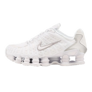 Nike Shox TL White Metallic Silver Max Orange Damen/Herren Unisex