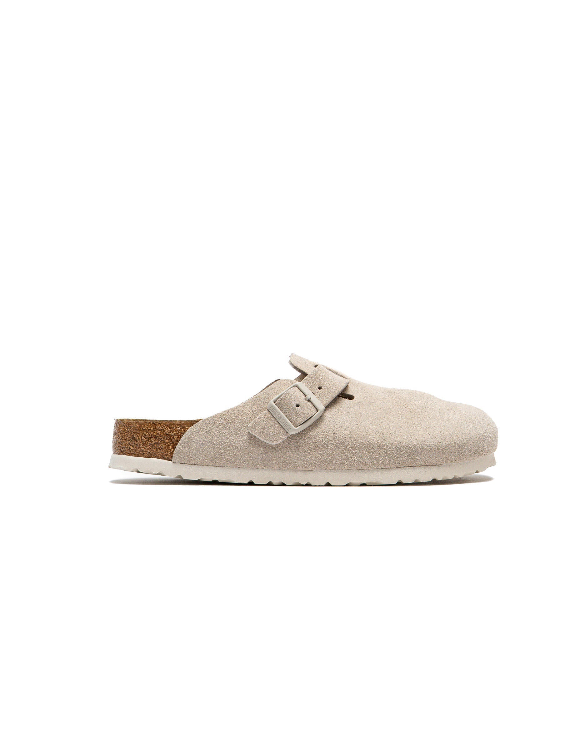 Birkenstock Boston Suede Leather (Regular Fit) Oyster