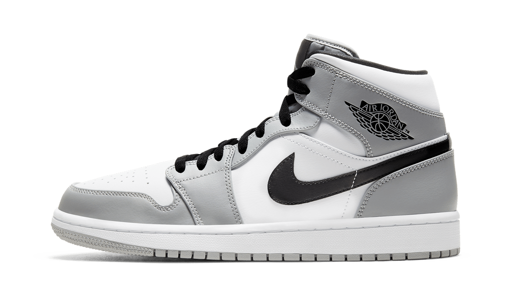 Jordan 1 Mid Light Smoke Grey