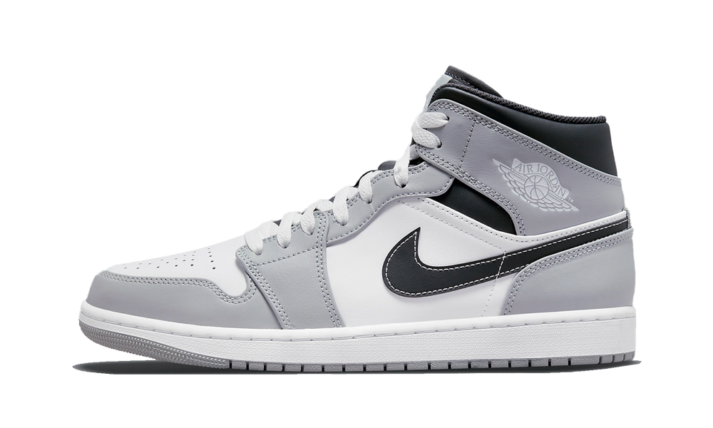 Jordan 1 Mid Light Smoke Grey Anthracite - Sneak-R.de